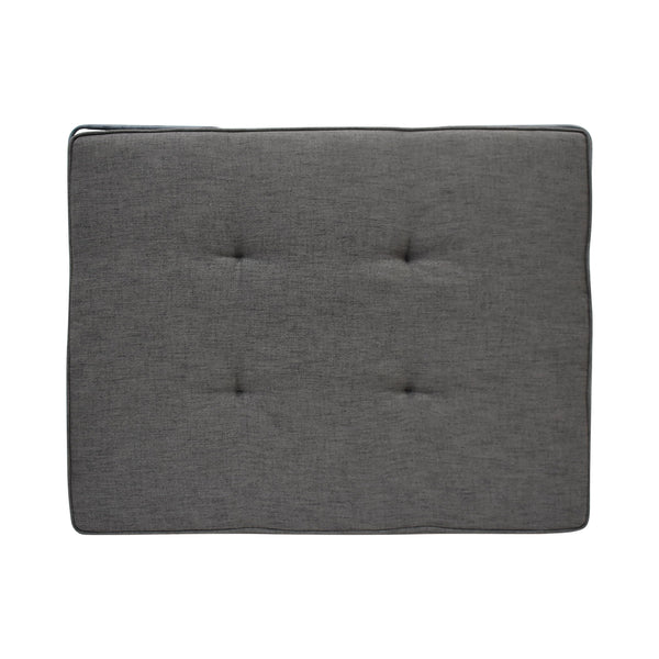 Gdf Studio Elvis Industrial Pet Bed Dark Gray And Brushed Gray
