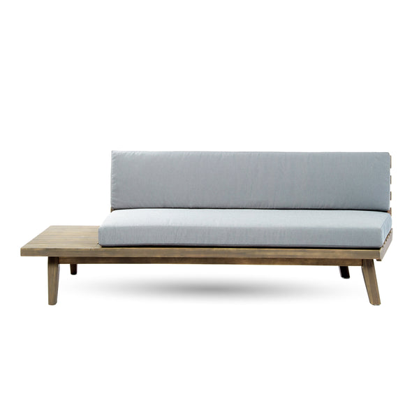 gdf studio Emmory Indoor Minimalist Wood Left Sided Settee