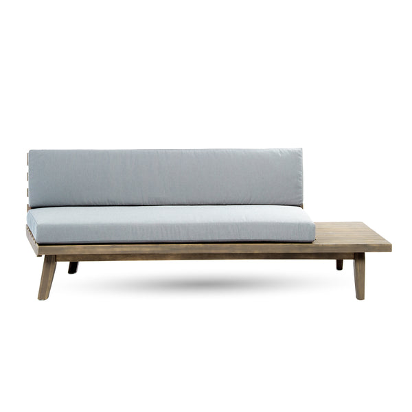 gdf studio Emmory Indoor Minimalist Wood Right Sided Settee