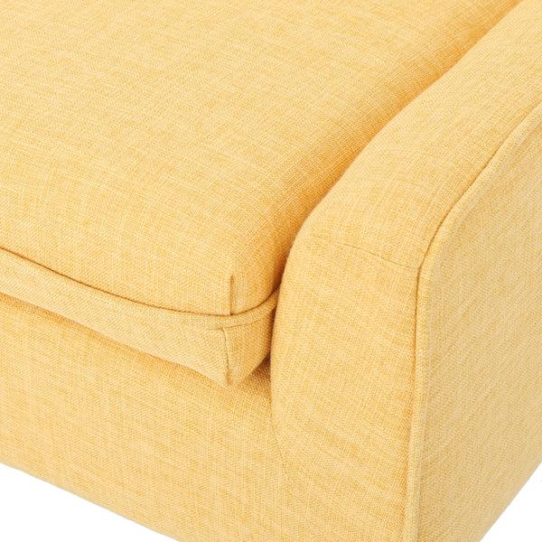 Gdf Studio Eonna Mid-Century Modern Button Tufted Fabric Upholstered Accent Chair