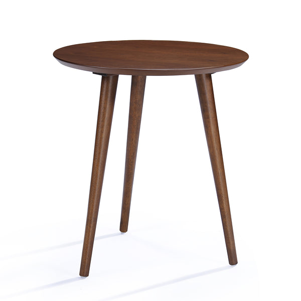 gdf studio Evangeline Finished Wood End Table w/ Faux Wood Overlay
