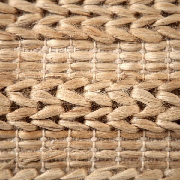 Gdf Studio Evangelynn Boho Fabric Rattan Square Pouf