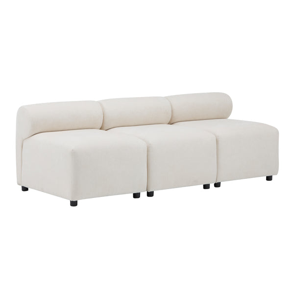 gdf studio Evelyn Modular Sectional - Armless Chair Set of 3
