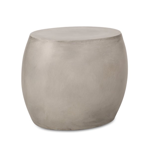 gdf studio Eviee Outdoor Lightweight Concrete Side Table