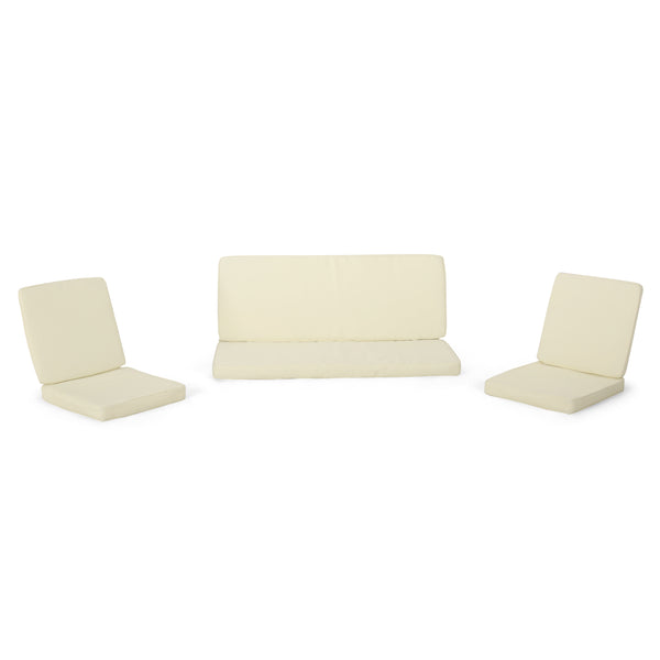 Gdf Studio Eydan Outdoor Water Resistant Fabric Loveseat And Club Chair Cushions