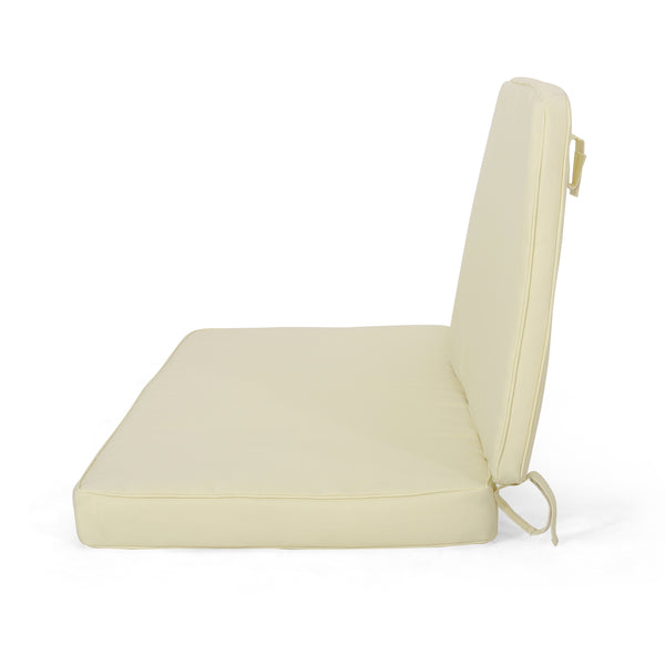 Gdf Studio Eydan Outdoor Water Resistant Fabric Loveseat And Club Chair Cushions
