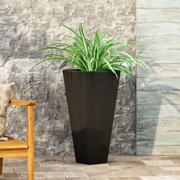 Gdf Studio Fardeen Outdoor Modern Cast Stone Planter