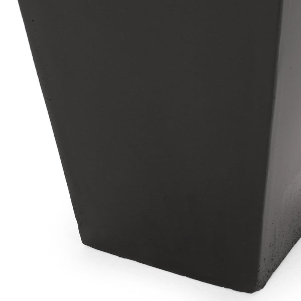 Gdf Studio Fardeen Outdoor Modern Large And Medium Cast Stone Planter Set