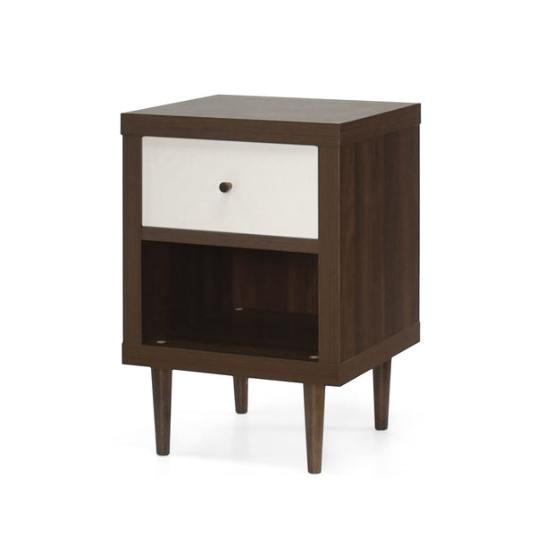 Gdf Studio Farhart Faux Wood Single Drawer Nightstand
