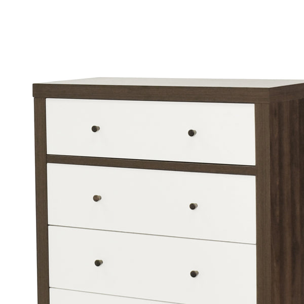 Gdf Studio Farhart Mid Century Modern 4 Drawer Dresser