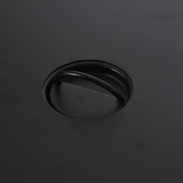 Gdf Studio Farnsworth Outdoor 40 000 BTU Iron Square Fire Pit Black