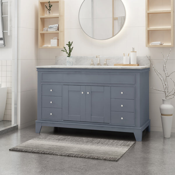 Gdf Studio Feldspar Contemporary 48" Wood Bathroom Vanity (Counter Top Not Included)