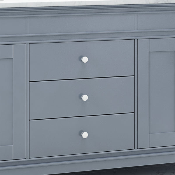 Gdf Studio Feldspar Contemporary 72" Wood Bathroom Vanity (Counter Top Not Included)