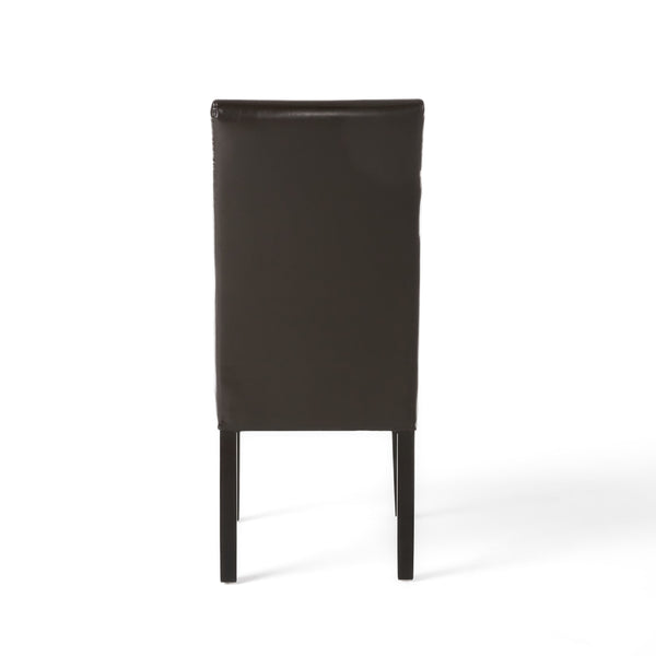 Gdf Studio Fitzgerald Contemporary T-Stitch Upholstered Dining Chairs (Set Of 2)