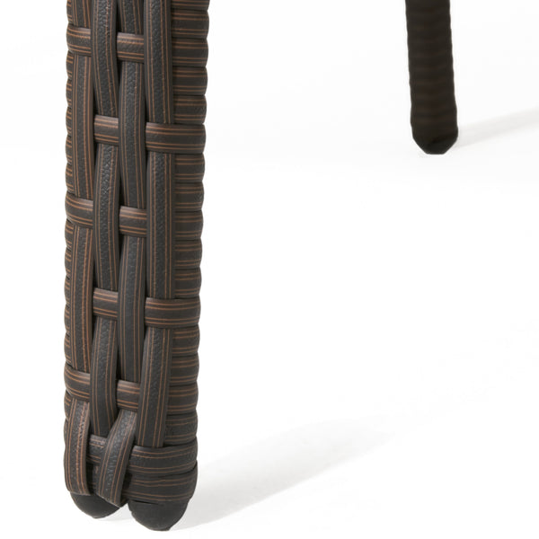 Gdf Studio Florianopolis Brown Wicker Stacking Chairs (Set Of 4)