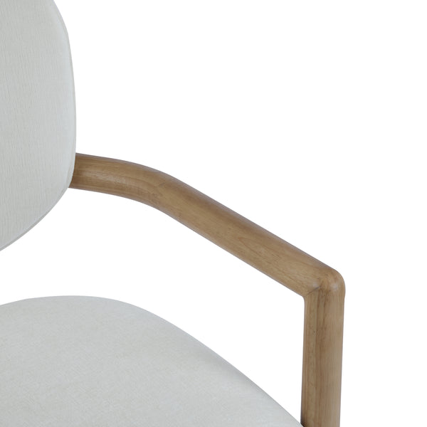 Gdf Studio Fluffy Modern Rubberwood Upholstered Dining Chairs