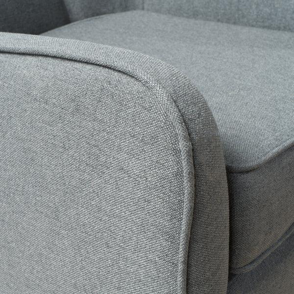 Gdf Studio Fontinella Mid Century Tufted Back Fabric Arm Chair