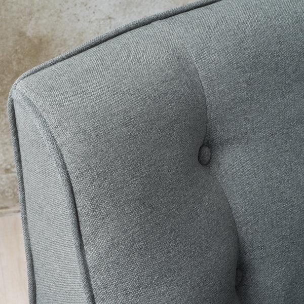 Gdf Studio Fontinella Mid Century Tufted Back Fabric Arm Chair
