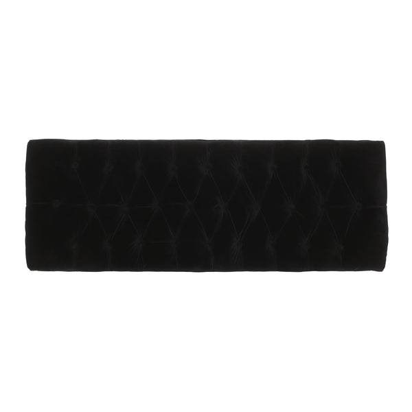 Gdf Studio Francis Traditional Button Tufted Velvet Bench