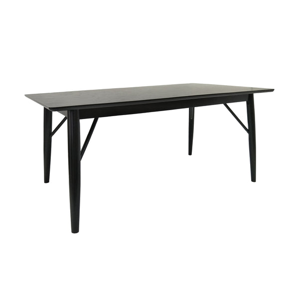 gdf studio Freesia Contemporary Wooden Rectangular Dining Table Black