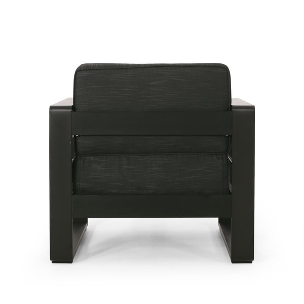Gdf Studio Gadd Outdoor Aluminum Club Chairs (Set Of 4)