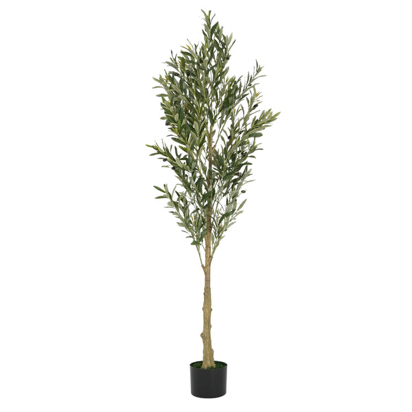 gdf studio Aevor 6' Artificial Olive Tree with Pot