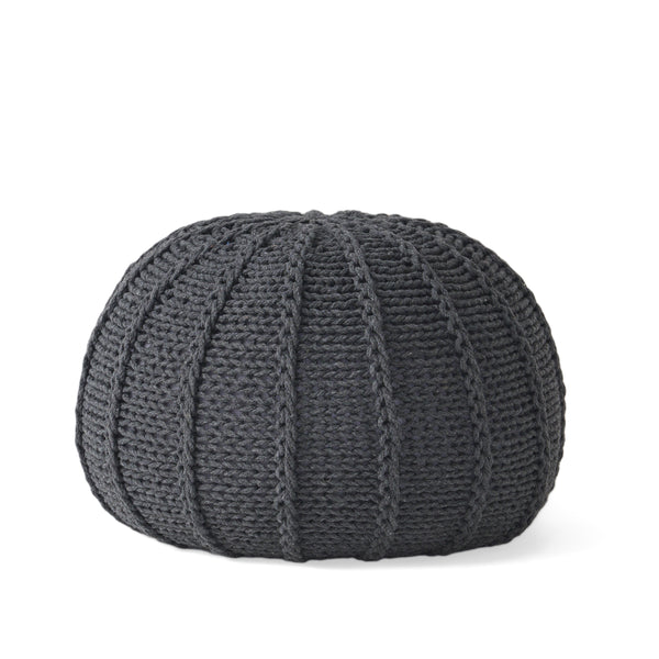 Gdf Studio Agatha Knitted Cotton Pouf