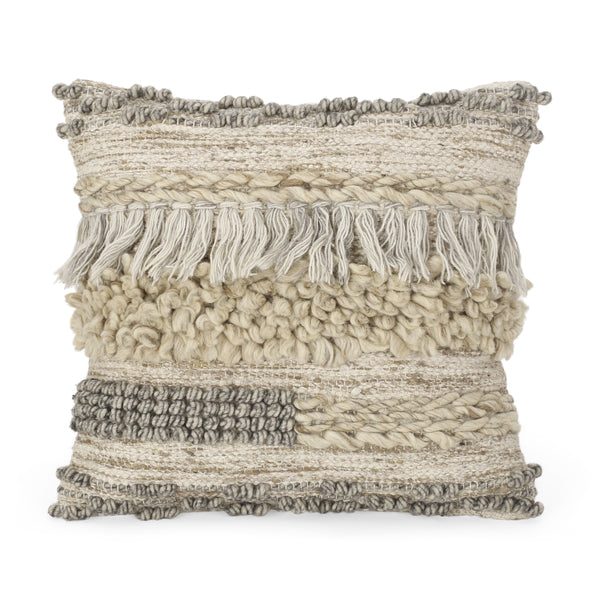 Gdf Studio Aldric Hand-Loomed Boho Throw Pillow