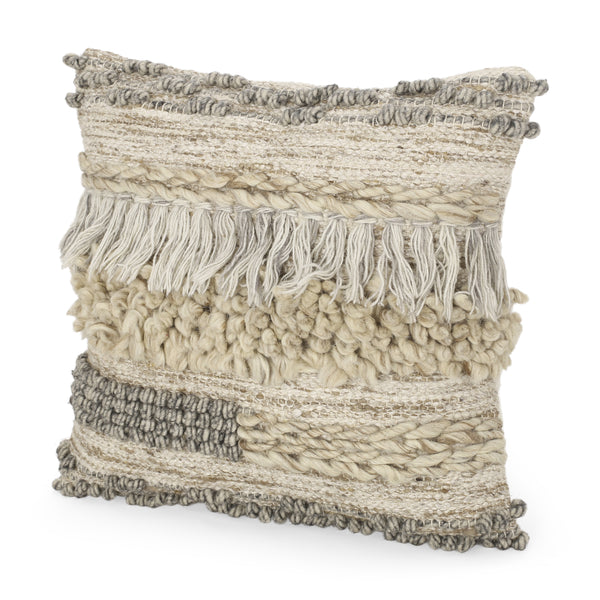 Gdf Studio Aldric Hand-Loomed Boho Throw Pillow