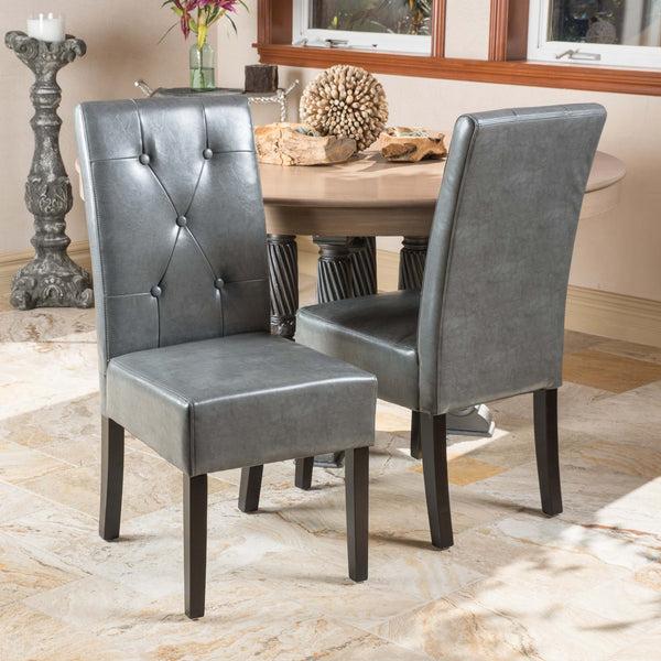 Gdf Studio Alexander Bonded Leather Dining Chair