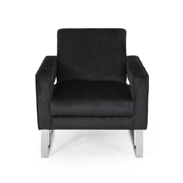 Gdf Studio Alitzel Modern Glam Velvet Club Chair