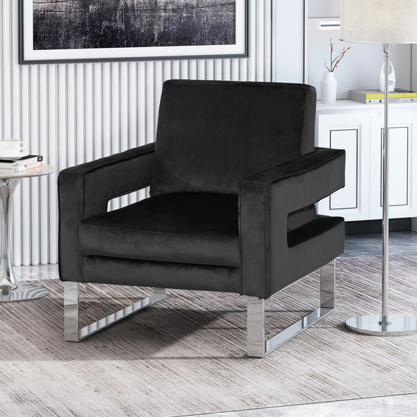 gdf studio Alitzel Modern Glam Velvet Club Chair