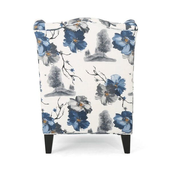 Gdf Studio Alonso Wingback Fabric Club Chair