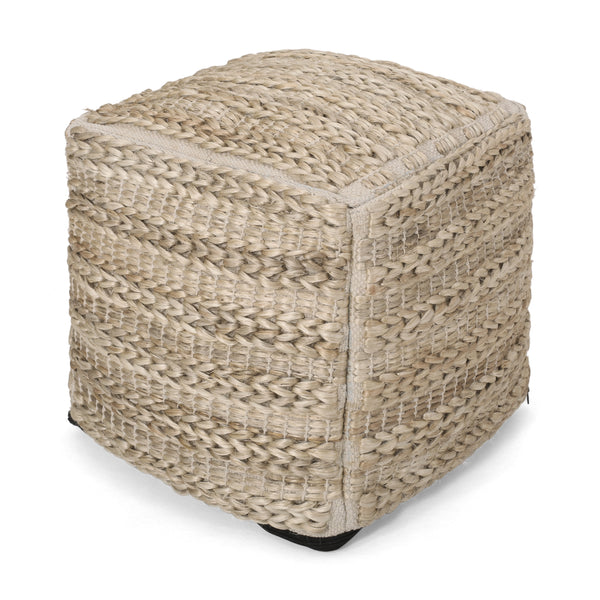 gdf studio Anaisha Handcrafted Boho Fabric Pouf