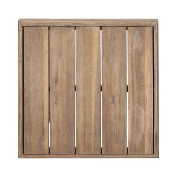 Gdf Studio Andrae Outdoor Acacia Wood Side Table