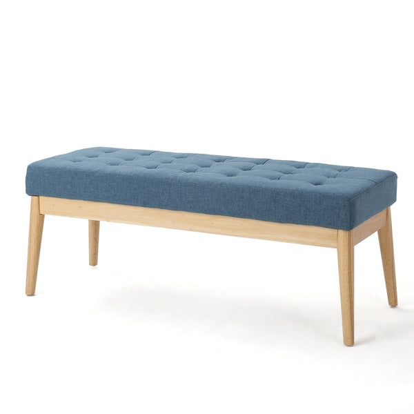gdf studio Anglo Modern Mid-Century Fabric Bench