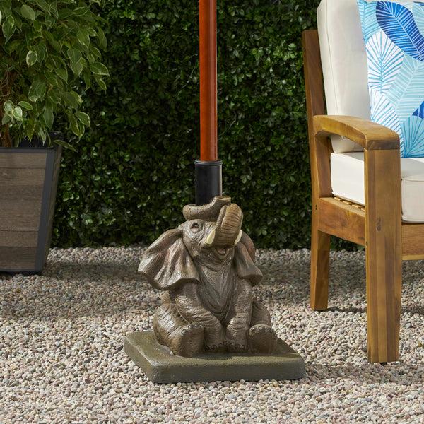 Gdf Studio Ariday Elephant Umbrella Base