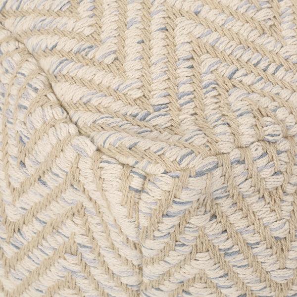 Gdf Studio Aryelle Boho Fabric Cube Pouf