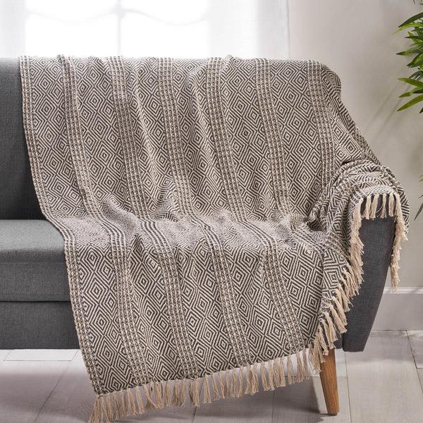 Gdf Studio Audia Boho Fabric Throw Blanket