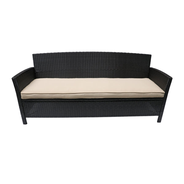 gdf studio Auguste Outdoor Wicker 3 Seater Sofa