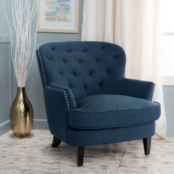 Gdf Studio Aveton Tufted Fabric Club Chair