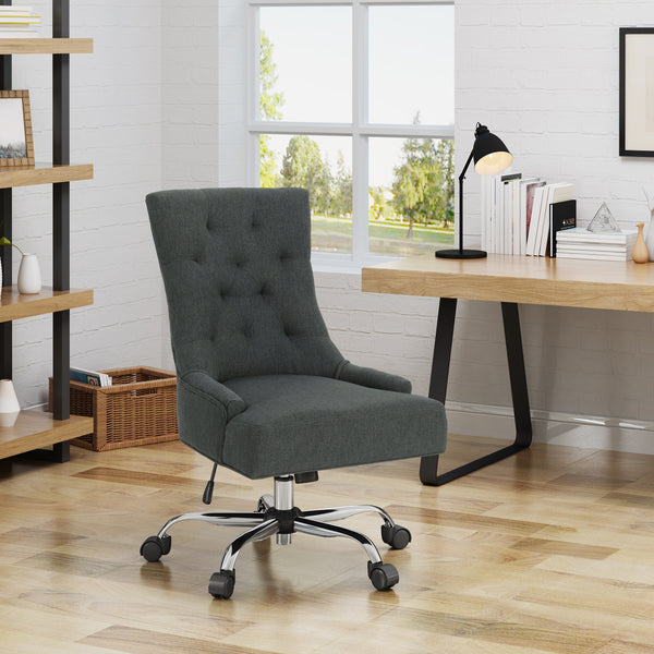Gdf Studio Bagnold Home Office Fabric Desk Chair