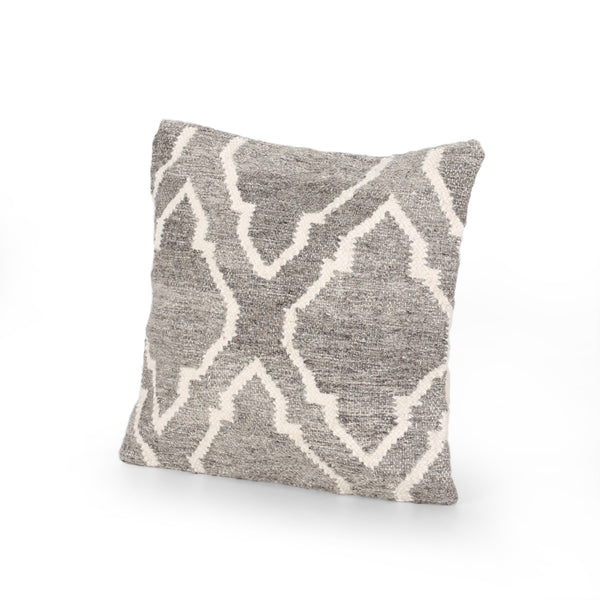 Gdf Studio Basma Boho Wool Throw Pillow
