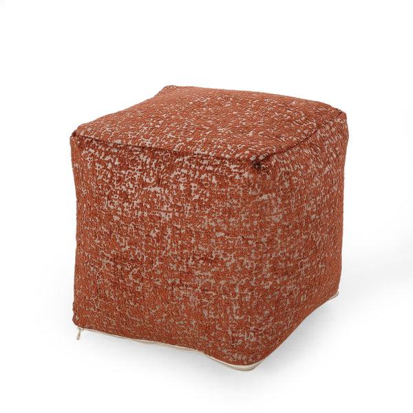gdf studio Binger Handcrafted Boho Cube Pouf