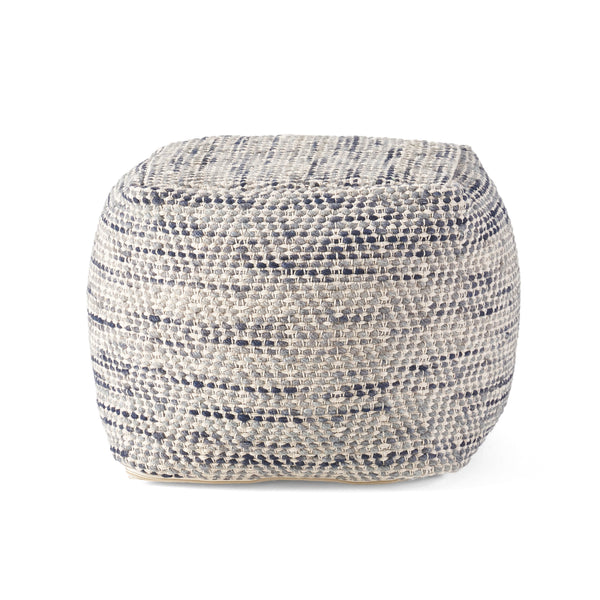 gdf studio Bixby Handcrafted Boho Fabric Pouf