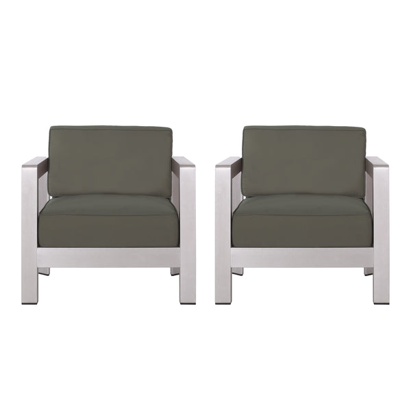 gdf studio Booth Outdoor Aluminum Club Chairs
