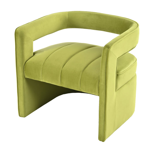 Gdf Studio Brazal Modern Velvet Accent Club Chair