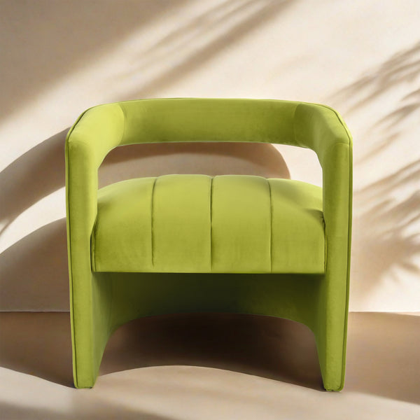 Gdf Studio Brazal Modern Velvet Accent Club Chair