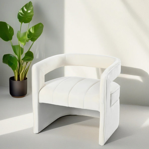 gdf studio Brazal Modern Velvet Accent Club Chair