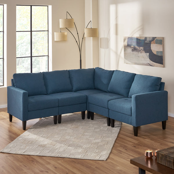 Gdf Studio Bridger Fabric Sectional Couch